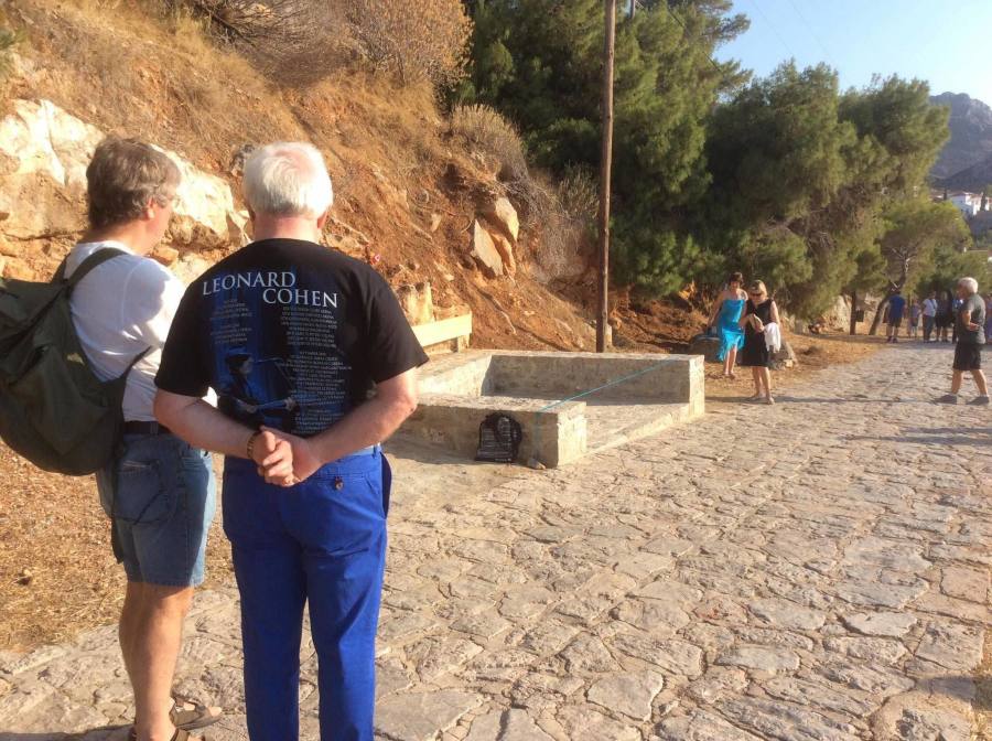 Leonard Cohen Memorial in Hydra